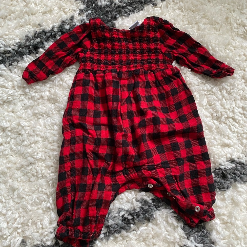 Buffalo Plaid Romper
